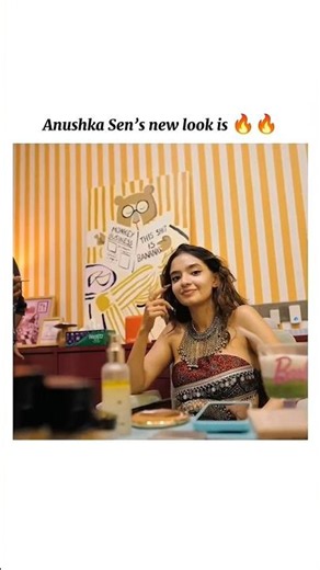 Anushka Sen's New Look is Absolutely Stunning! 🔥😍 | Latest Style 2026 #Shorts #anushkasen