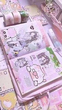 Making Kawaii Journal ? Zombie Girl Theme 🧟‍♀️#asmr #journal #sticker #journaling