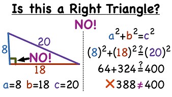 How Do You Determine if a Triangle Is a Right Triangle if You Know its Sides? | Virtual Nerd