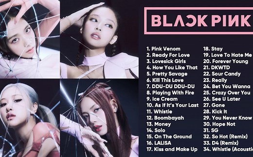 BLACKPINK全部无损音质歌曲合集(更至Pink Venom)