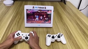 FVBADE [26800 in 1] 50S Pandora Box Retro Handheld Portable Arcade Game Console with 11inch HD Screen Pair Wireless Controllers for PC & Projector & TV 3D Games 1-4 Players