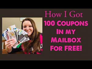 How I Got 100 Coupons in My Mailbox for FREE!