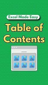 Ever wondered how to make your Excel dashboard more engaging? 🖱️✨ Transform it into a clickable gallery that showcases your data in a whole new way! Dive into our tutorial and unlock the secrets today. Download The TOC Gallery Macro: https://www.excelcampus.com/vba/table-of-contents-gallery/?utm_source=facebook&utm_medium=social&utm_content=ap_ljwoyajnxv #excel #exceltips #finance #accounting #spreadsheets #productivityhacks #office #microsoftexcel #corporate #datamanagement | Excel Campus