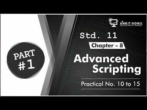 Std. - 11 || Computer || Chapter - 8 || 10 to 15 PRACTICALS (Part - 1) || Eng. & Guj. Medium