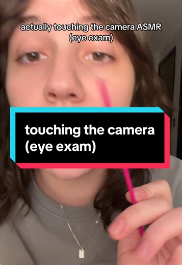 LOOK UP LOOK UP LOOK UP #asmr #fastandaggressiveasmr #lofiasmr #cameratouching #eyeexam