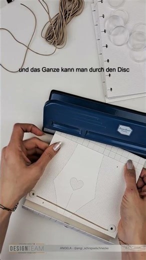DIY notebook with disc binding