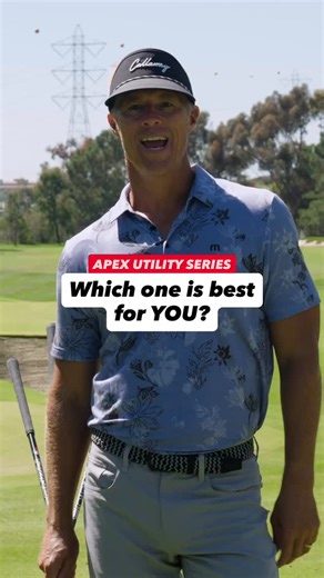 The New Apex Utility Series is 🔥 but which one is right for you? @johnnythompsoncg breaks down the new UT, UW, and Ti Super Hybrid, and lets you know how they differ and who they're for—Watch now on Youtube! | Callaway Golf