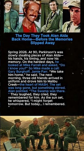 The Day They Took Alan Alda Back Home—Before the Memories Slipped Away 😭💔 #shortvideo