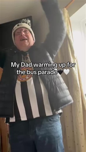 My Dad's Warm-Up for the Newcastle Bus Parade