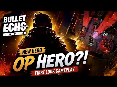 The NEW HERO is finally here 😱🔥 | Bullet Echo New Hero Gameplay (First Look & Showcase)