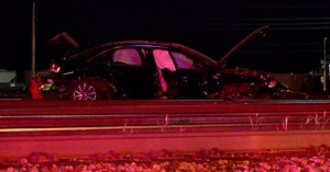 Rollover crash shuts down CSX railroad tracks