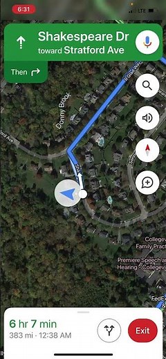 How to adjust the compass in Google Maps.