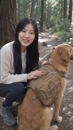 Dog Backpack Carrier for Hiking-Perfect for Medium to Large Dog #goldenretriever #puppy #bag