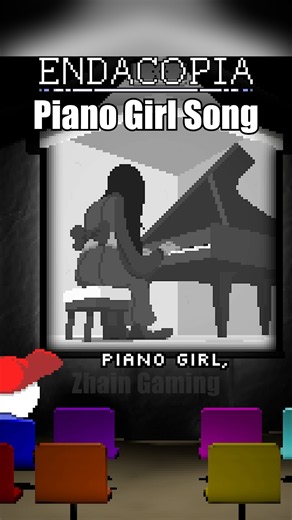 ENDACOPIA Piano Girl Song #shorts #gaming #endacopia
