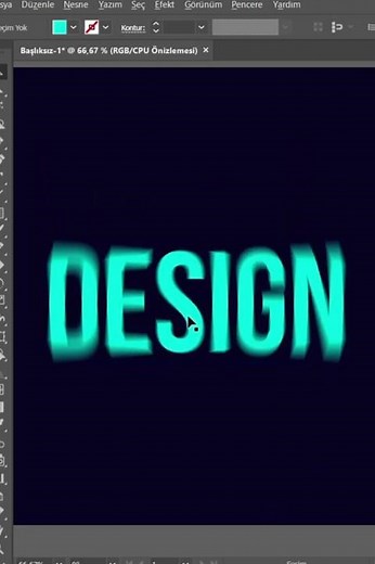 How to Create Stunning Blur Text in Illustrator! #shorts #illustrator #design