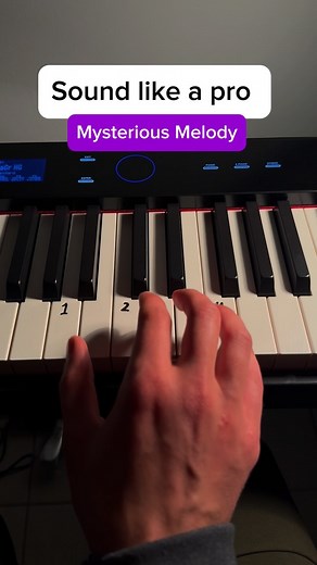 Keys Tutorials | Sound mysterious on the piano 🎹 This tutorial was made using the beautiful Casio Privia PX-S7000 by @casiomusicgear #piano #tutorial... | Instagram