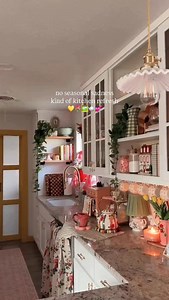 170K views · 20K reactions | This year’s colorful kitchen refresh ✨﫶 Comment SHOP to get all the links sent directly to your dms! Walking into this kitchen honestly makes me so happy. I know it’s not for everyone, but I love decorating happy and colorful in January to brighten my mood. I do this every year and I swear it works! #kitchendecor #springdecor #colorfuldecor #girlydecor #decorating girly decor, spring decor ideas, kitchen decor ideas | Bonnie Sara Barton | Facebook
