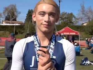 Transgender track star sparks outrage after winning girls’ triple jump by more than 2 metres