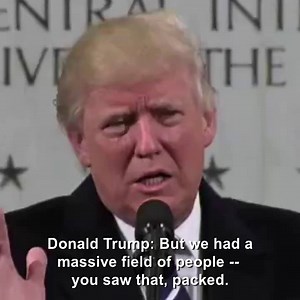 In a visit to the CIA headquarters, Pres. Donald J. Trump accuses the media of displaying misleading images about his inauguration turnout. http://cbsn.ws/2jMSoTp | CBS News