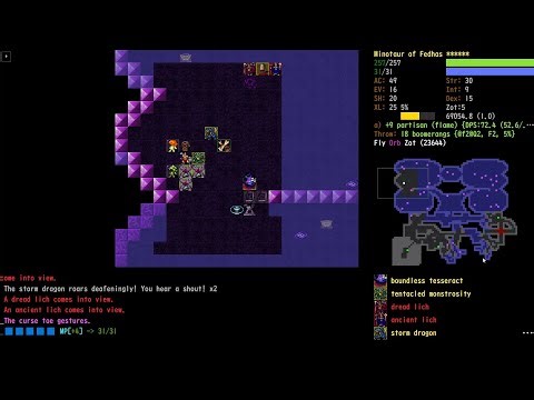 Dungeon Crawl Stone Soup 0.34 TrunkをFedhasのMinotaur Fighterでプレイその3