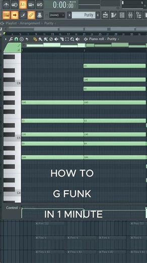 Create a Smooth G-Funk Type Beat in 1 Minute