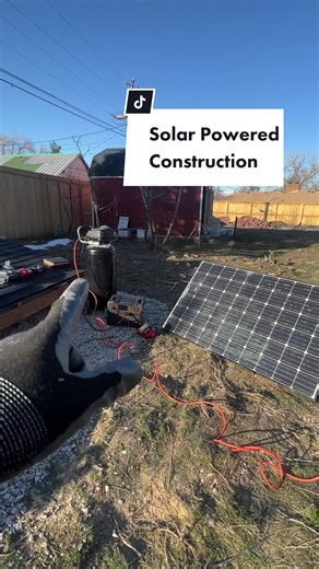 Gas Generator vs Solar Panel for Construction Tasks