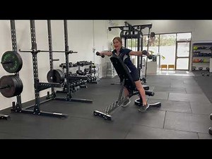 DB Prone 65 Degree Lateral Raise - Triple Contraction