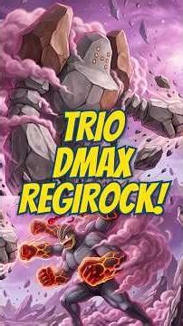 Trio! Dynamax Regirock Debut in Pokemon Go!