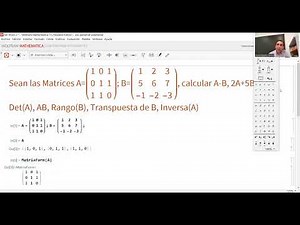 Operaciones con Matrices con Wolfram Mathematica 13.2