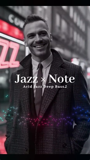 【Jazz Note】Acid Jazz Deep Bass♫ #acidjazz #jazzfunk #jazzbgm #sunoai