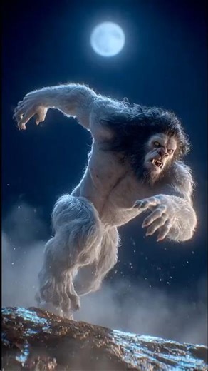 Jungle Werewolf Caught On Camera 😱🌕 Us#wolf #horror #werewolf #ai #monster