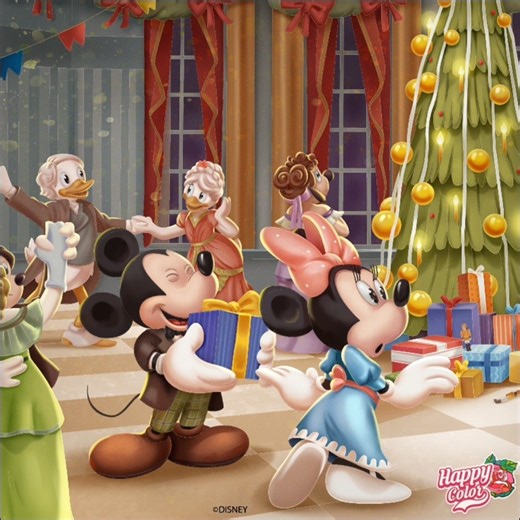Happy Color Speedpaint: Mickey Mouse - Christmas Holidays (#4)
