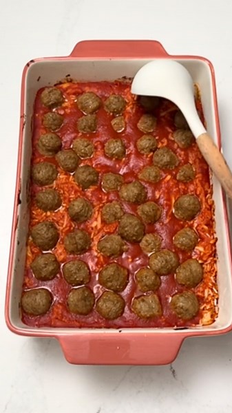 Simple meatballs and rice for an easy homemade meal