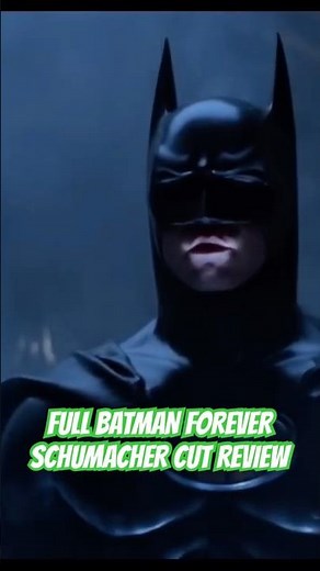 Official SCHUMACHER CUT Batman Forever Review & Recap 🦇