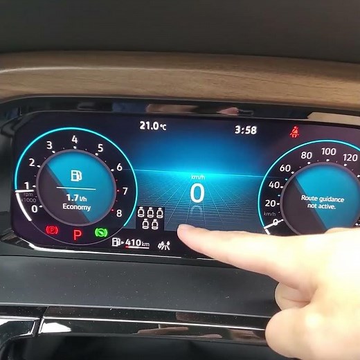 Symbols on the Volkswagen dashboard screen - what do they mean?