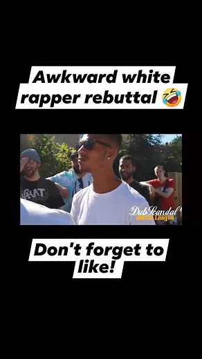Awkward white rapper #rap #rapper #freestyle #rapbattles #awkward #funny #comedy #eminem #drake | Magic Mic