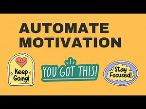 Automate Motivation | Python, APIs, Cron Scheduling, Bash Scripts
