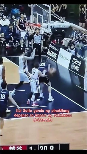 Kai Sotto ganda ng pinakitang depensa sa import ng Yokohama B-Corsairs