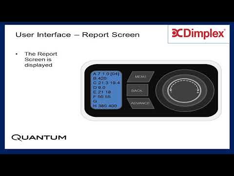 Dimplex Quantum AtoG Options and Report screen Full HD Dec2019