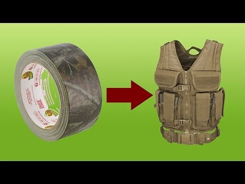 Making an Airsoft Vest - Duct Tape Style