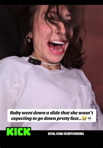 Ruby went down a slide that she wasn’t expecting to go down pretty fast…😭💀#ruby #ejay #viral