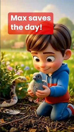 Max Save The Baby Pigeon l Rescue Pigeon #familyfriendly #kids #kidscartoon #story #shorts