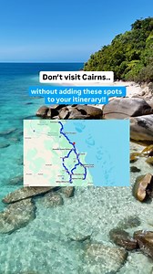 The ULTIMATE holiday destination in Australia 🌴🤿 No matter how many times we visit Cairns it is always so much fun and the perfect place if you want adventure and relaxation! Base yourself in Cairns or road trip through this region, there is so much to explore! Josephine Falls - Located 1 hour south of Cairns with fun rock slides Babinda Boulders - 20 minutes from Josephine Falls and is the perfect place to come for the day and swim! Behana Gorge - 30 minutes from Babinda boulders (30 mins sou
