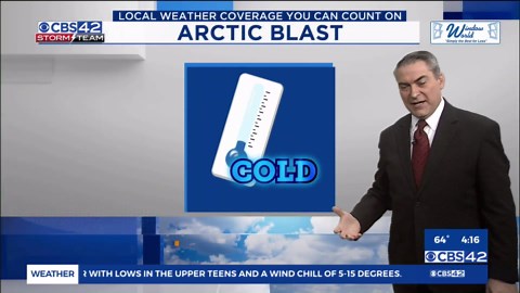 Arctic blast targets Alabama: What to expect this weekend - CBS 42 News at 4 pm