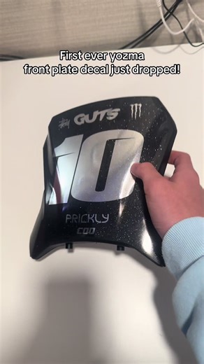 First Ever Yozma Front Plate Decal Available Now