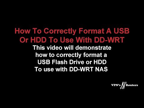 How To Format A USB Flash Drive Or HDD For Use In DD-WRT Flashed Router