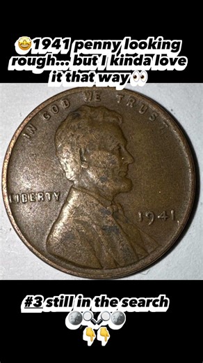 🤩1941 penny looking rough… but I kinda love it that way 👀