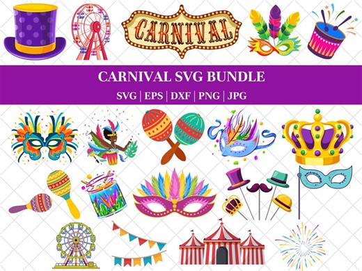 Circus Clipart, Circus Printable , Circus PNG and SVG, Carnival Clip Art, Animals, Jokers, Circus Tent Clipart, Circus Set, Instant Download - Etsy