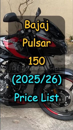 Bajaj Pulsar 150 New Model 2026 India Price List, Models and Price, 2025 Pulsar #bajaj #vehicles