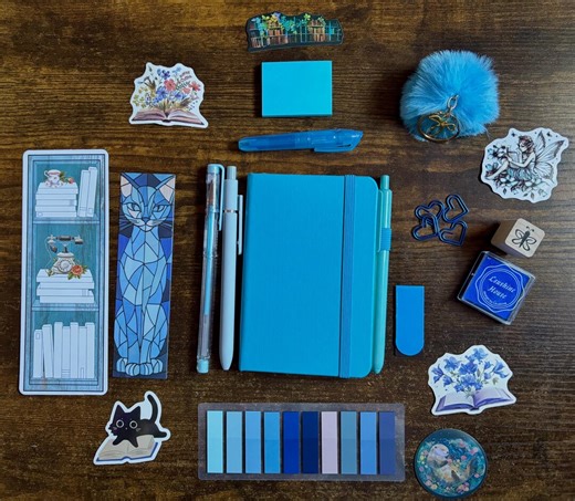 Curated Mini Journal Bundles: Multiple colored available (colors and items may vary)